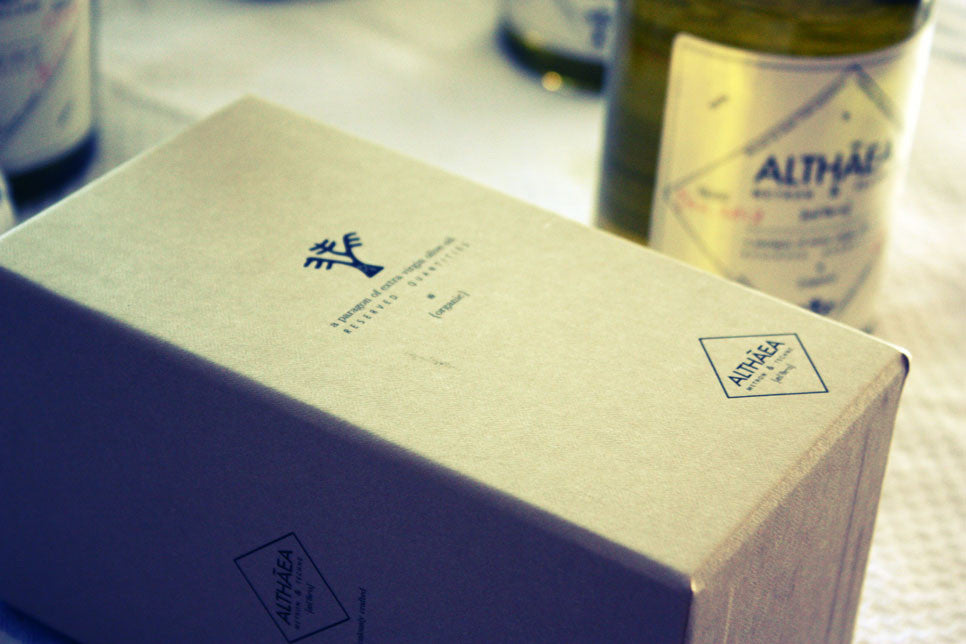 althaea olive oil packaging gift box